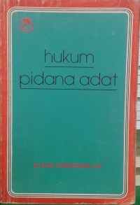 Image of Hukum pidana adat