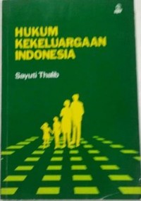 Image of Hukum kekeluargaan indonesia : berlaku bagi umat islam