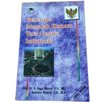 Image of Beberapa masalah hukum tata negara Indonesia