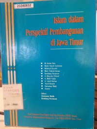 Image of Islam dalam perspektif pembangunan di jawa timur
