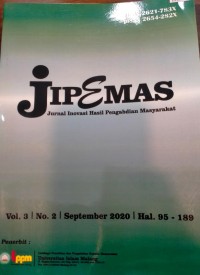 Image of Jipemas : jurnal inovasi hasil pengabdian masyarakat vol. 3. no. 2. 2020