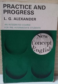 Image of Practice and progress : an integrated course for pre-intermediate students