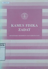 Image of Kamus fisika zadat