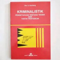 Image of Kriminalistik (Ilmu penyidikan kejahatan)