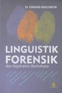 Image of Linguistik forensik dan kejahatan berbahasa