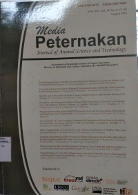 Image of Media peternakan : journal of animal science and technology vol. 32. no. 2. 2009