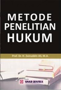 Image of Metode penelitian hukum
