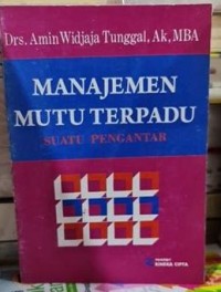 Image of Manajemen mutu terpadu : suatu pengantar
