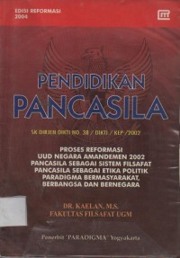 Image of Pancasila : konteks sejarah, filsafat, ideologi nasional, dan ketatanegaraan Republik Indonesia