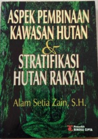 Image of Aspek pembinaan kawasan hutan & stratifikasi hutan rakyat