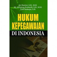 Image of Hukum kepegawaian di indonesia