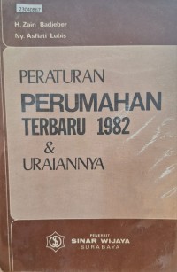 Image of Peraturan perumahan terbaru 1982 dan uraiannya