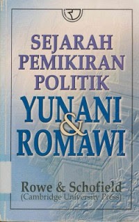 Image of Sejarah pemikiran politik yunani dan romawi