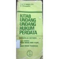 Image of Kitab undang-undang hukum perdata: dengan tambahan undang-undang pokok agraria dan undang-undang perkawinan
