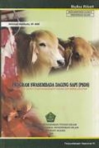 Image of Program swasembada daging sapi (psds): perspektif supply chain management daging sapi berkelanjutan