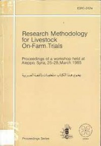 Image of Research methodology for livestock on-farm trials