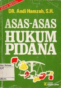 Image of Asas-asas hukum pidana