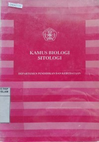 Image of Kamus biologi sitologi