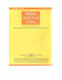 Image of Media penelitian sosial : jurnal penelitian bidang sosial jilid 4. no.1. 2008