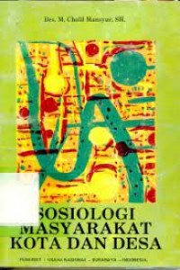 Image of Sosiologi masyarakat kota dan desa