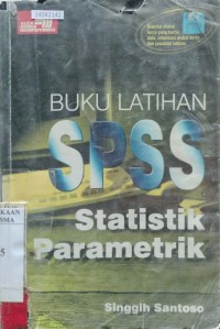 Image of Buku latihan SPSS statistik patametrik