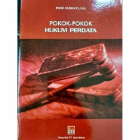 Image of Pokok pokok hukum perdata