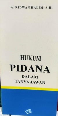 Image of Hukum pidana dalam tanya jawab