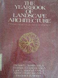 Image of The yearbook of landscape architecture