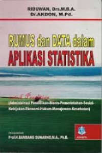 Image of Rumus dan data dalam aplikasi statistika